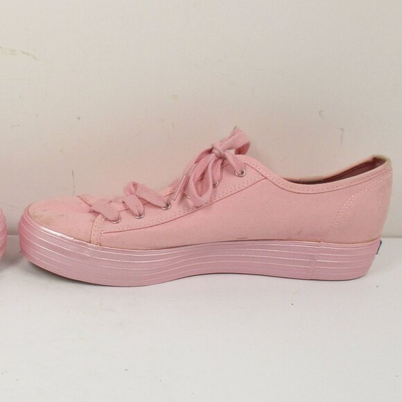 Keds Canvas Women's Pink Shoes Ortholite Sneakers Blue Jays Baseball Size 9 US - Picture 11 of 11